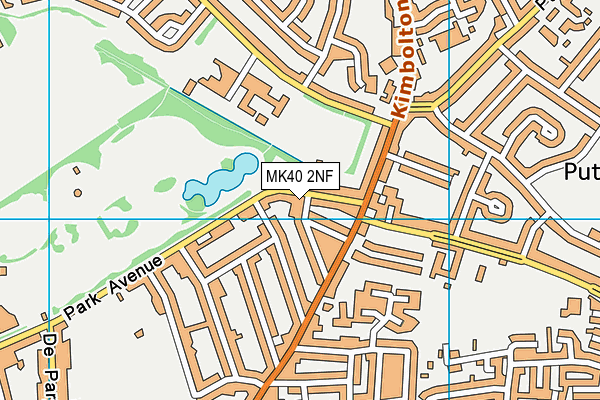 MK40 2NF map - OS VectorMap District (Ordnance Survey) MK40 2NF map - OS VectorMap District (Ordnance Survey)