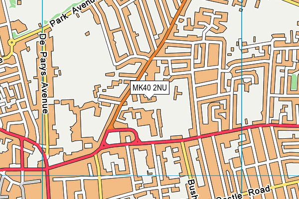 MK40 2NU map - OS VectorMap District (Ordnance Survey) MK40 2NU map - OS VectorMap District (Ordnance Survey)