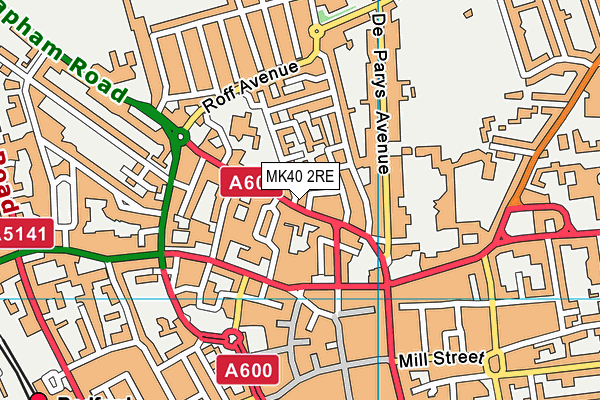 MK40 2RE map - OS VectorMap District (Ordnance Survey) MK40 2RE map - OS VectorMap District (Ordnance Survey)
