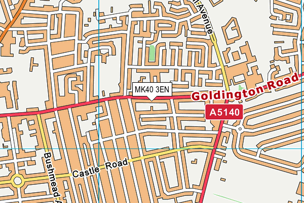 MK40 3EN map - OS VectorMap District (Ordnance Survey) MK40 3EN map - OS VectorMap District (Ordnance Survey)