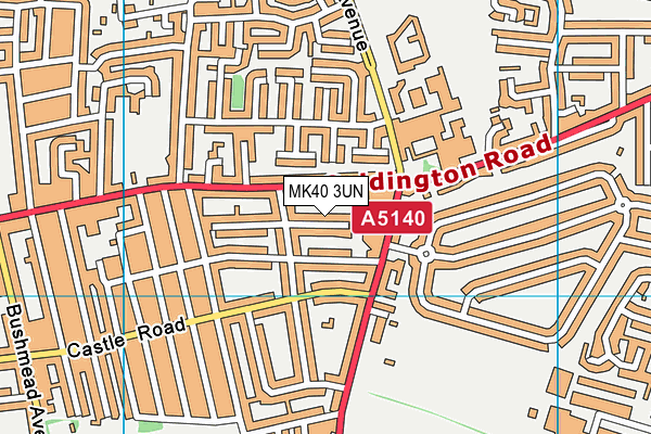MK40 3UN map - OS VectorMap District (Ordnance Survey) MK40 3UN map - OS VectorMap District (Ordnance Survey)