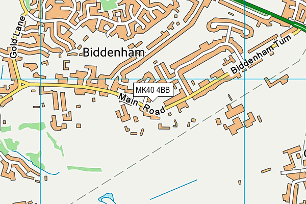 MK40 4BB map - OS VectorMap District (Ordnance Survey) MK40 4BB map - OS VectorMap District (Ordnance Survey)