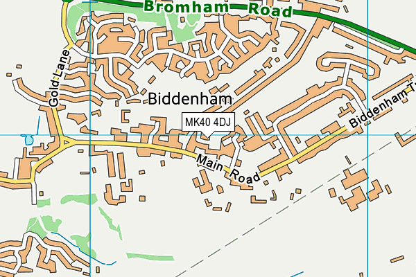 MK40 4DJ map - OS VectorMap District (Ordnance Survey) MK40 4DJ map - OS VectorMap District (Ordnance Survey)