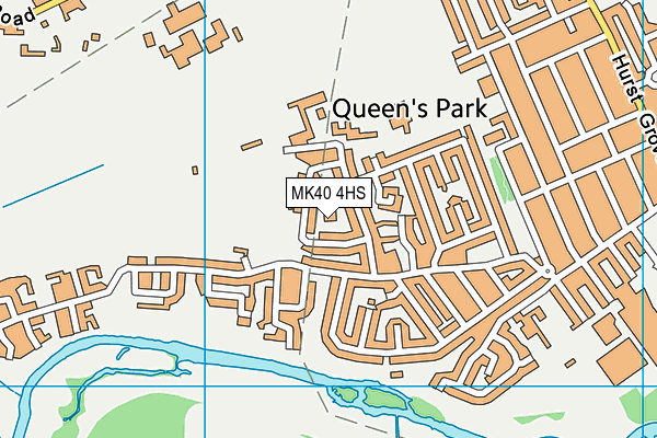 MK40 4HS map - OS VectorMap District (Ordnance Survey) MK40 4HS map - OS VectorMap District (Ordnance Survey)