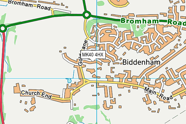 MK40 4HX map - OS VectorMap District (Ordnance Survey) MK40 4HX map - OS VectorMap District (Ordnance Survey)