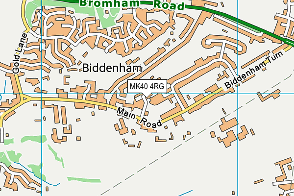 MK40 4RG map - OS VectorMap District (Ordnance Survey) MK40 4RG map - OS VectorMap District (Ordnance Survey)