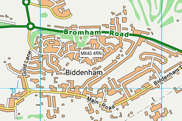 MK40 4RN map - OS VectorMap District (Ordnance Survey) MK40 4RN map - OS VectorMap District (Ordnance Survey)