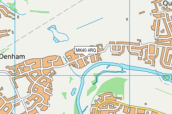 MK40 4RQ map - OS VectorMap District (Ordnance Survey) MK40 4RQ map - OS VectorMap District (Ordnance Survey)