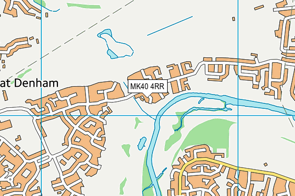 MK40 4RR map - OS VectorMap District (Ordnance Survey) MK40 4RR map - OS VectorMap District (Ordnance Survey)