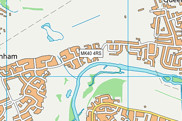 MK40 4RS map - OS VectorMap District (Ordnance Survey) MK40 4RS map - OS VectorMap District (Ordnance Survey)