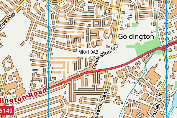 MK41 0AB map - OS VectorMap District (Ordnance Survey) MK41 0AB map - OS VectorMap District (Ordnance Survey)