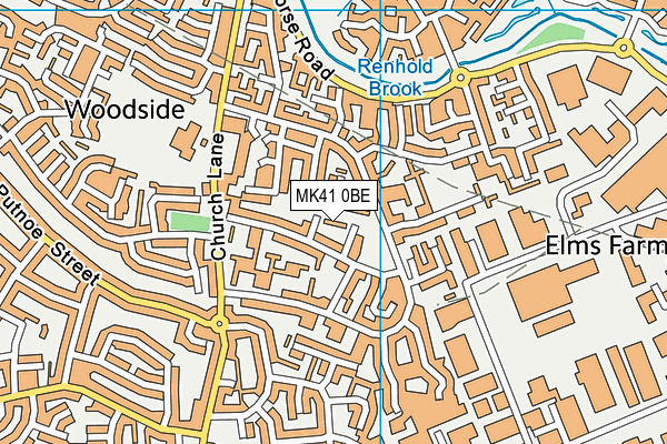 MK41 0BE map - OS VectorMap District (Ordnance Survey) MK41 0BE map - OS VectorMap District (Ordnance Survey)