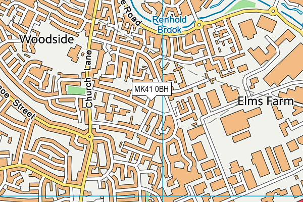 MK41 0BH map - OS VectorMap District (Ordnance Survey) MK41 0BH map - OS VectorMap District (Ordnance Survey)