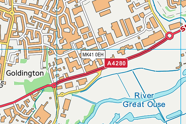 MK41 0EH map - OS VectorMap District (Ordnance Survey) MK41 0EH map - OS VectorMap District (Ordnance Survey)