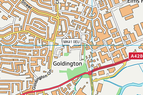 MK41 0EU map - OS VectorMap District (Ordnance Survey) MK41 0EU map - OS VectorMap District (Ordnance Survey)