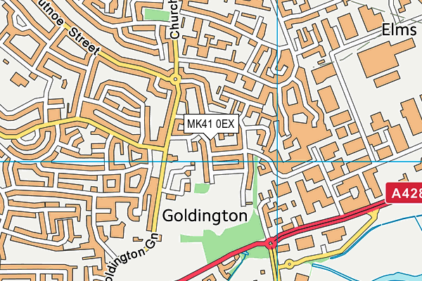 MK41 0EX map - OS VectorMap District (Ordnance Survey) MK41 0EX map - OS VectorMap District (Ordnance Survey)