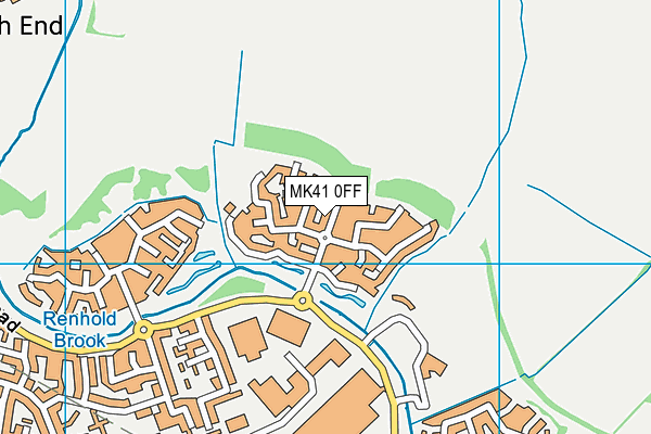 MK41 0FF map - OS VectorMap District (Ordnance Survey) MK41 0FF map - OS VectorMap District (Ordnance Survey)