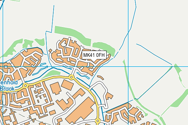 MK41 0FH map - OS VectorMap District (Ordnance Survey) MK41 0FH map - OS VectorMap District (Ordnance Survey)