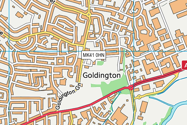 MK41 0HN map - OS VectorMap District (Ordnance Survey) MK41 0HN map - OS VectorMap District (Ordnance Survey)