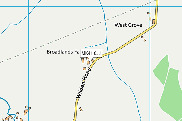 MK41 0JJ map - OS VectorMap District (Ordnance Survey) MK41 0JJ map - OS VectorMap District (Ordnance Survey)
