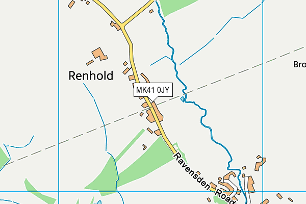 MK41 0JY map - OS VectorMap District (Ordnance Survey) MK41 0JY map - OS VectorMap District (Ordnance Survey)