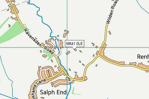 MK41 0LE map - OS VectorMap District (Ordnance Survey) MK41 0LE map - OS VectorMap District (Ordnance Survey)