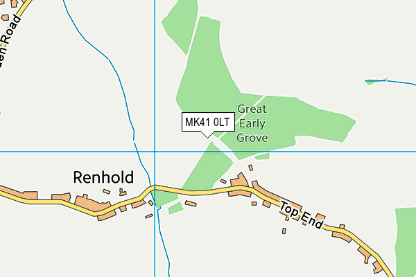 MK41 0LT map - OS VectorMap District (Ordnance Survey) MK41 0LT map - OS VectorMap District (Ordnance Survey)