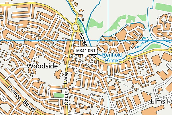 MK41 0NT map - OS VectorMap District (Ordnance Survey) MK41 0NT map - OS VectorMap District (Ordnance Survey)