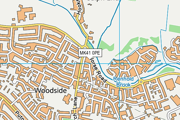 MK41 0PE map - OS VectorMap District (Ordnance Survey) MK41 0PE map - OS VectorMap District (Ordnance Survey)