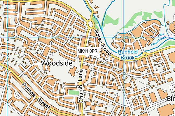 MK41 0PR map - OS VectorMap District (Ordnance Survey) MK41 0PR map - OS VectorMap District (Ordnance Survey)