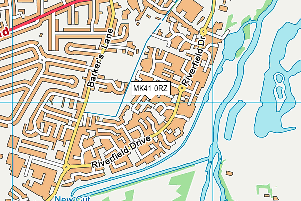 MK41 0RZ map - OS VectorMap District (Ordnance Survey) MK41 0RZ map - OS VectorMap District (Ordnance Survey)