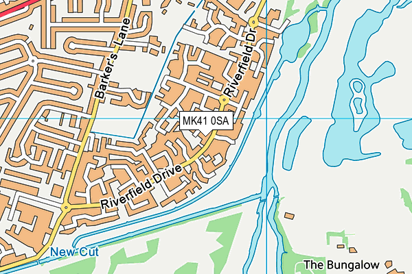 MK41 0SA map - OS VectorMap District (Ordnance Survey) MK41 0SA map - OS VectorMap District (Ordnance Survey)