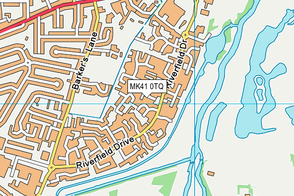 MK41 0TQ map - OS VectorMap District (Ordnance Survey) MK41 0TQ map - OS VectorMap District (Ordnance Survey)