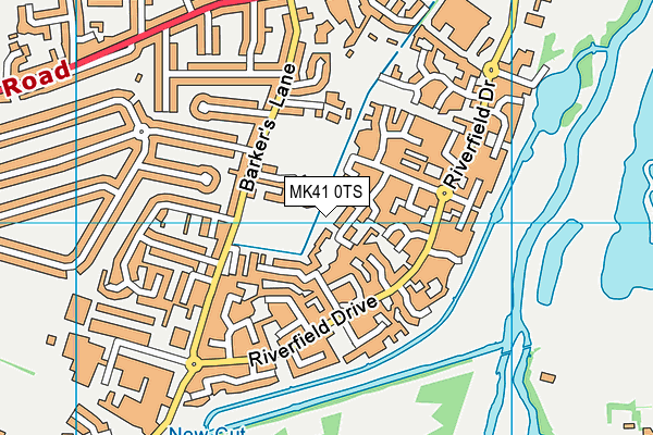 MK41 0TS map - OS VectorMap District (Ordnance Survey) MK41 0TS map - OS VectorMap District (Ordnance Survey)