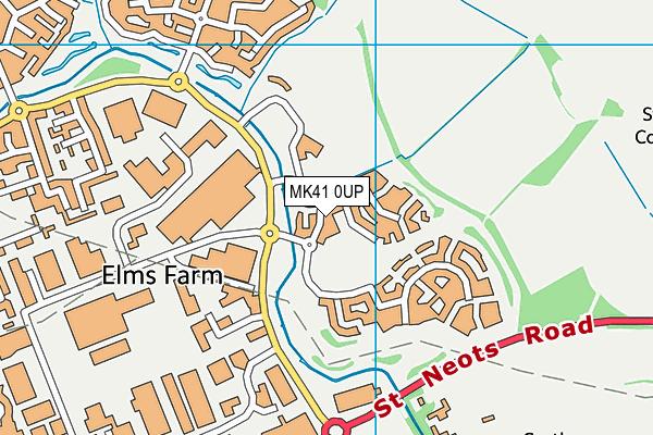 MK41 0UP map - OS VectorMap District (Ordnance Survey) MK41 0UP map - OS VectorMap District (Ordnance Survey)