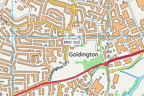 MK41 0UZ map - OS VectorMap District (Ordnance Survey) MK41 0UZ map - OS VectorMap District (Ordnance Survey)