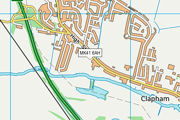 MK41 6AH map - OS VectorMap District (Ordnance Survey) MK41 6AH map - OS VectorMap District (Ordnance Survey)