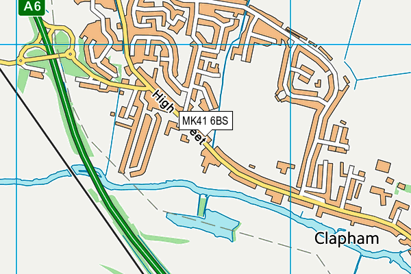 MK41 6BS map - OS VectorMap District (Ordnance Survey) MK41 6BS map - OS VectorMap District (Ordnance Survey)