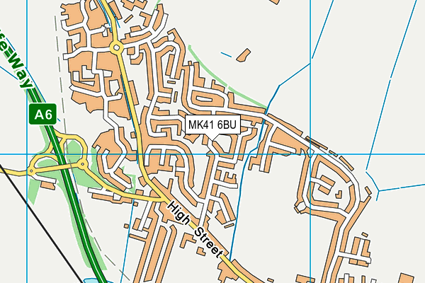 MK41 6BU map - OS VectorMap District (Ordnance Survey) MK41 6BU map - OS VectorMap District (Ordnance Survey)