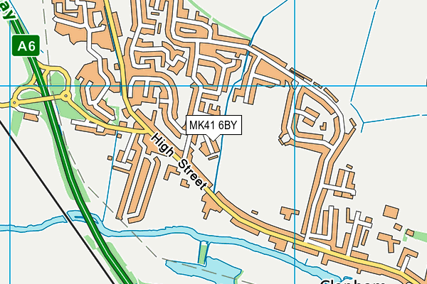 MK41 6BY map - OS VectorMap District (Ordnance Survey) MK41 6BY map - OS VectorMap District (Ordnance Survey)