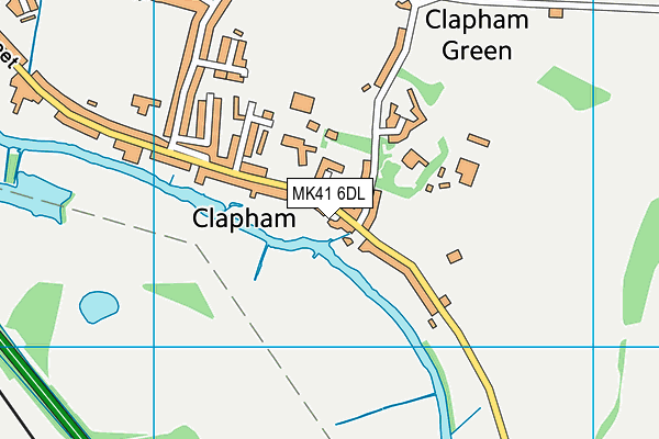 MK41 6DL map - OS VectorMap District (Ordnance Survey) MK41 6DL map - OS VectorMap District (Ordnance Survey)