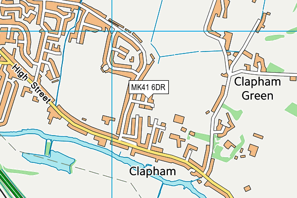 MK41 6DR map - OS VectorMap District (Ordnance Survey) MK41 6DR map - OS VectorMap District (Ordnance Survey)
