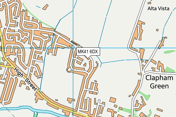 MK41 6DX map - OS VectorMap District (Ordnance Survey) MK41 6DX map - OS VectorMap District (Ordnance Survey)