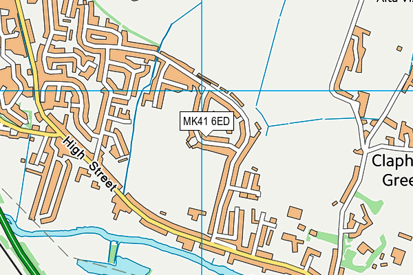 MK41 6ED map - OS VectorMap District (Ordnance Survey) MK41 6ED map - OS VectorMap District (Ordnance Survey)