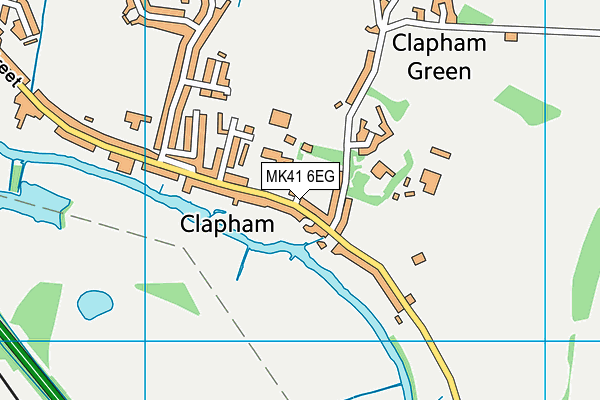 MK41 6EG map - OS VectorMap District (Ordnance Survey) MK41 6EG map - OS VectorMap District (Ordnance Survey)