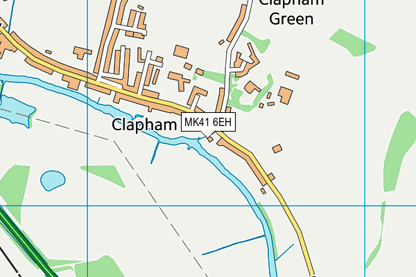 MK41 6EH map - OS VectorMap District (Ordnance Survey) MK41 6EH map - OS VectorMap District (Ordnance Survey)