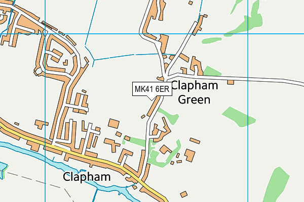 MK41 6ER map - OS VectorMap District (Ordnance Survey) MK41 6ER map - OS VectorMap District (Ordnance Survey)