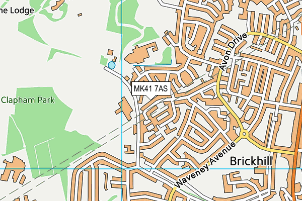 MK41 7AS map - OS VectorMap District (Ordnance Survey) MK41 7AS map - OS VectorMap District (Ordnance Survey)