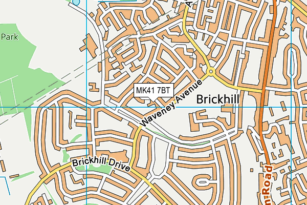 MK41 7BT map - OS VectorMap District (Ordnance Survey) MK41 7BT map - OS VectorMap District (Ordnance Survey)
