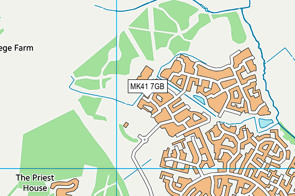 MK41 7GB map - OS VectorMap District (Ordnance Survey) MK41 7GB map - OS VectorMap District (Ordnance Survey)